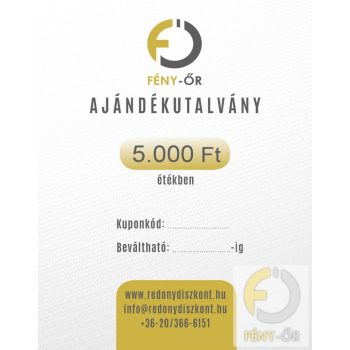 Ajándékutalvány 5.000,-Ft