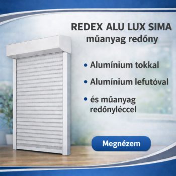 9. REDEX ALU LUX SIMA műanyag redőny