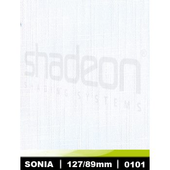   Szalagfüggöny szalag (Csak szalag) Sonia 0101  - 125 cm / 22 db