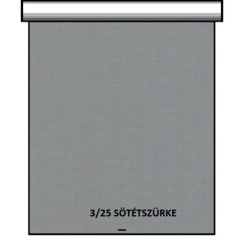   Roletta - Fényzáró, alupigmentált, rugós mozgatással, 100*100 cm-es méretben, sötétszürke színben