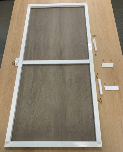 1. Szúnyogháló ajtó LIGHT - 100 X 210 cm-es szett, fehér