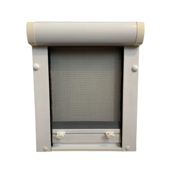   Rolós szúnyogháló, műanyag kerettel,  fehér színben - egyedi méretre gyártott (160 cm-es magasságig)