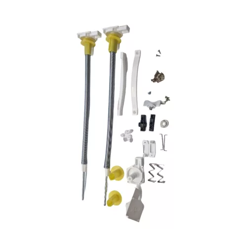 Rugószett rolós szúnyogháló ajtóhoz! - dupla tokos vízszintes mozgatású - gnat típusúhoz!