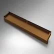 ÚJ Extrudált alumínium ablakpárkány,  225 mm-es, sötét bronz