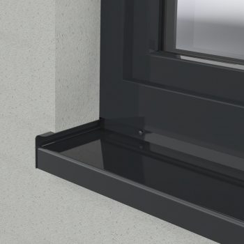   ÚJ Extrudált alumínium ablakpárkány,  050 mm-es, antracit