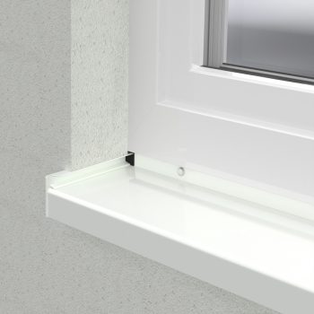 ÚJ Extrudált alumínium ablakpárkány,  050 mm-es, fehér