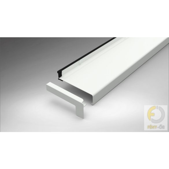 Alumínium végzáró új extrudált alumínium ablakpárkányhoz C típus 280 mm