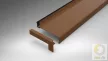 Alumínium végzáró új extrudált alumínium ablakpárkányhoz C típus 400 mm
