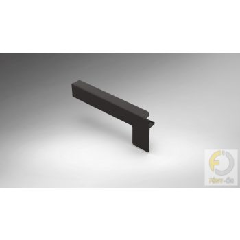   Alumínium végzáró új extrudált alumínium ablakpárkányhoz C típus 050 mm - sötétbarna