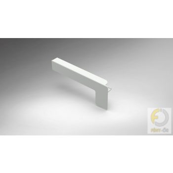   Alumínium végzáró új extrudált alumínium ablakpárkányhoz C típus 050 mm - fehér