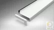 Alumínium végzáró új extrudált alumínium ablakpárkányhoz C típus 070 mm