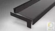 Alumínium végzáró új extrudált alumínium ablakpárkányhoz L típus 110 mm