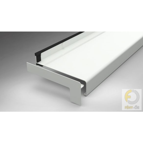 Alumínium végzáró új extrudált alumínium ablakpárkányhoz L típus 130 mm