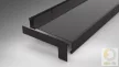 Alumínium végzáró új extrudált alumínium ablakpárkányhoz L típus 300 mm