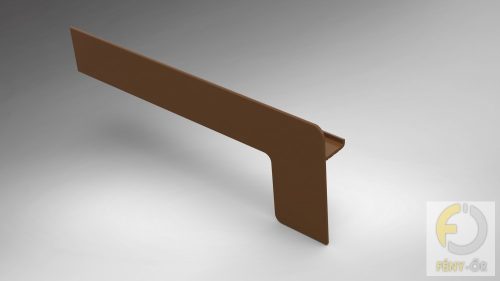 Alumínium végzáró új extrudált alumínium ablakpárkányhoz L típus 360 mm