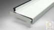 Alumínium végzáró új extrudált alumínium ablakpárkányhoz L típus 380 mm