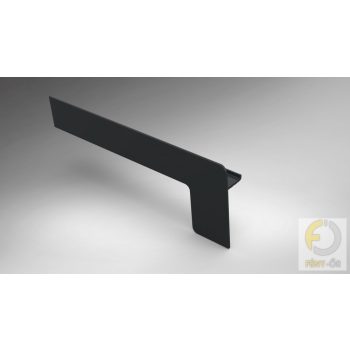   Alumínium végzáró új extrudált alumínium ablakpárkányhoz L típus 050 mm - antracit