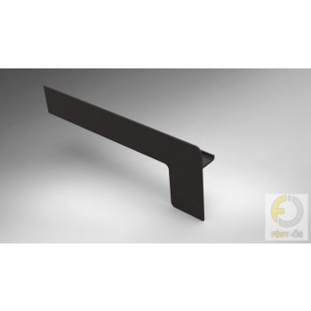   Alumínium végzáró új extrudált alumínium ablakpárkányhoz L típus 050 mm - sötétbarna