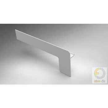   Alumínium végzáró új extrudált alumínium ablakpárkányhoz L típus 050 mm - fehér