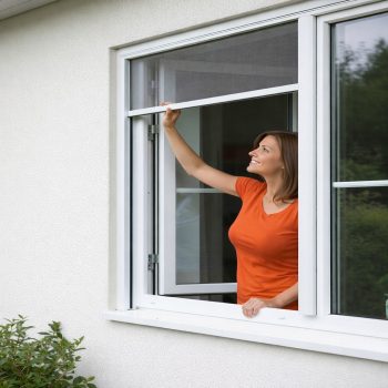 Ablakra - rolós szúnyoghálók alumínium kerettel