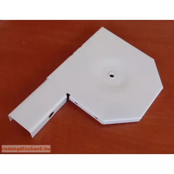 Redőnytok végprofil 150 mm-es hagyományos tokhoz,  fehér