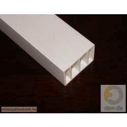   8. Műanyag kiemelő profil ( 35*50 ) - fehér, 80 cm-es darabok
